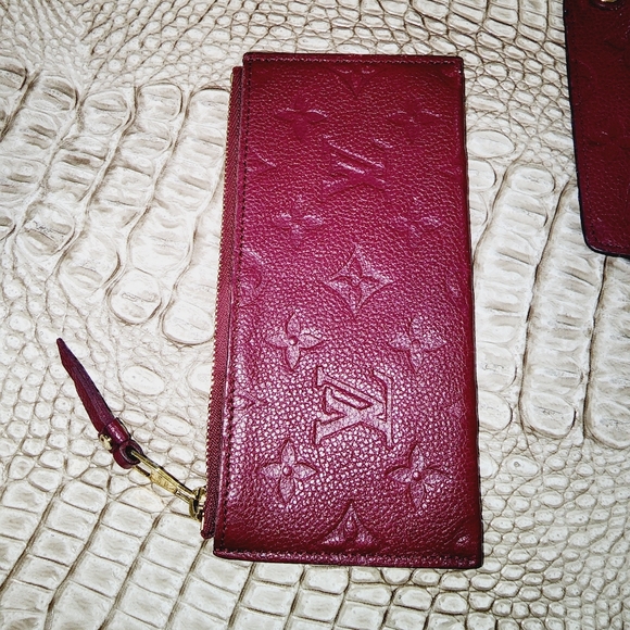 Authentic  LV Monogram Empreinte Leather Curieuse Wallet - Picture 7 of 11